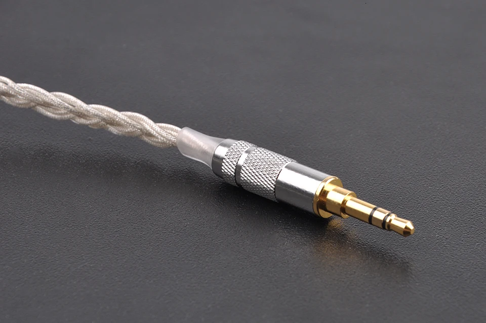 Плотным верхним ворсом KZ ZS3 ZS4 ZS5 ZS6 кабель 2pin 0,75 мм обновлен с серебряным покрытием кабель наушников обновления кабель для наушников Наушники KZ ZSA ED16