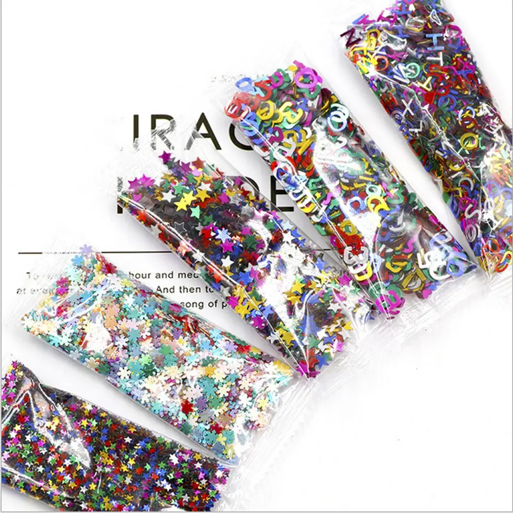 Glitter Modeling Clay DIY Handmade Material Slime Supplies Phone Nail Epoxy Jewelry Sequins | Игрушки и хобби