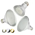 110 в E27 светодиодная лампа с регулируемой яркостью PAR20 PAR30 PAR38 COB светодиодные светильники 15 Вт 25 Вт 30 Вт энергосберегающая лампа