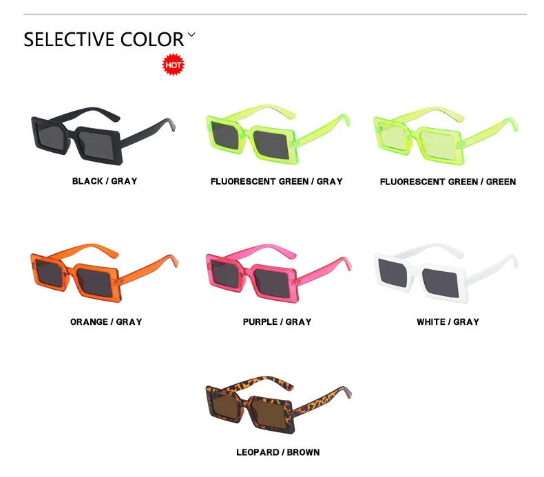 

Small Square Sunglasses Women Men Trendy Vintage Brand Design Green Gradient Lens Sun Glasses For Female Eyewear UV400