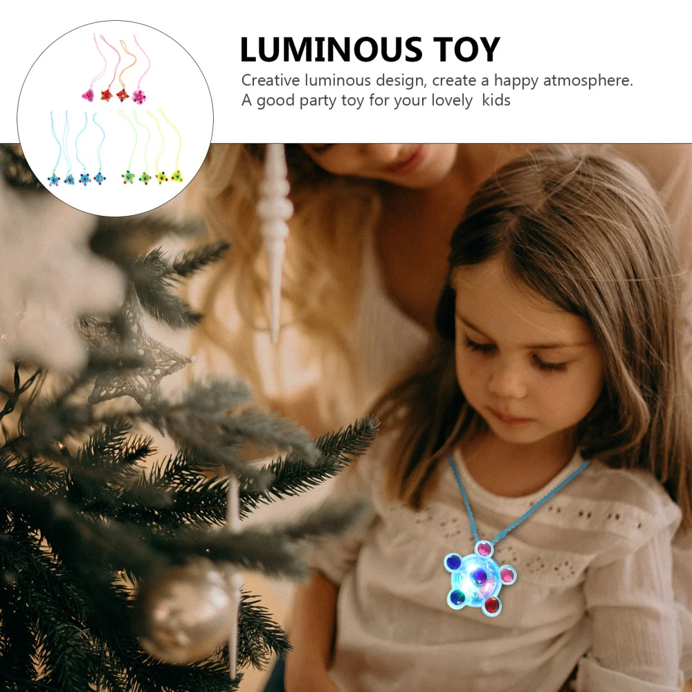 

12pcs Luminous Necklaces Children Playthings