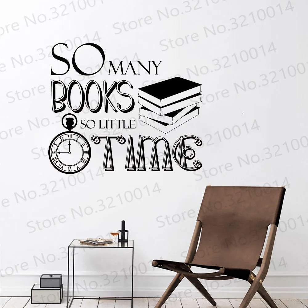 Декоративная Настенная Наклейка PW705 для книг и магазина | Дом сад