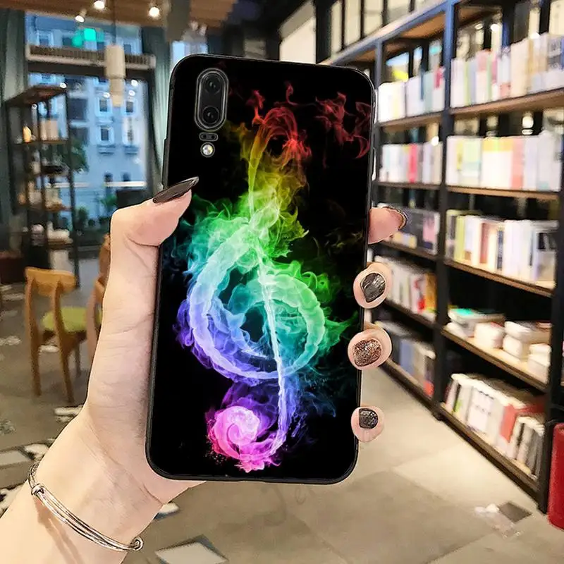 

Music Note fashion aesthetic colorful Phone Case For Huawei honor Mate P 10 20 30 40 Pro 10i 9 10 20 8 x Lite