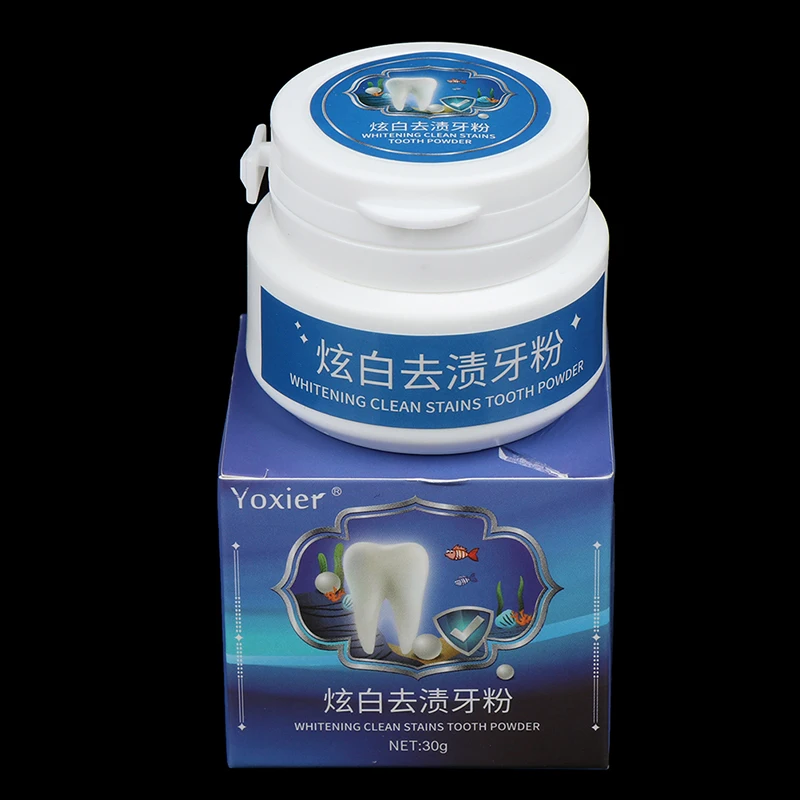 1 шт. отбеливающая Чистой зубной порошок Защита зубов Уход за полостью рта