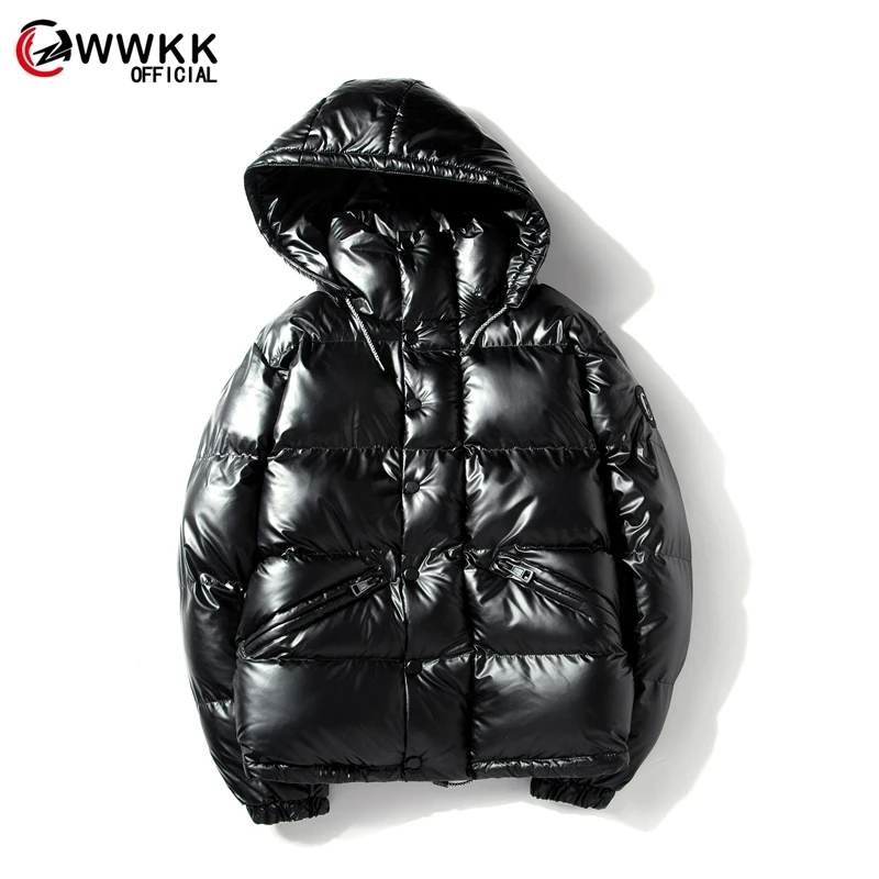 WWKK 2020 Зимний пуховик для мужчин и женщин толстый теплый Сверхлегкий 90% белый