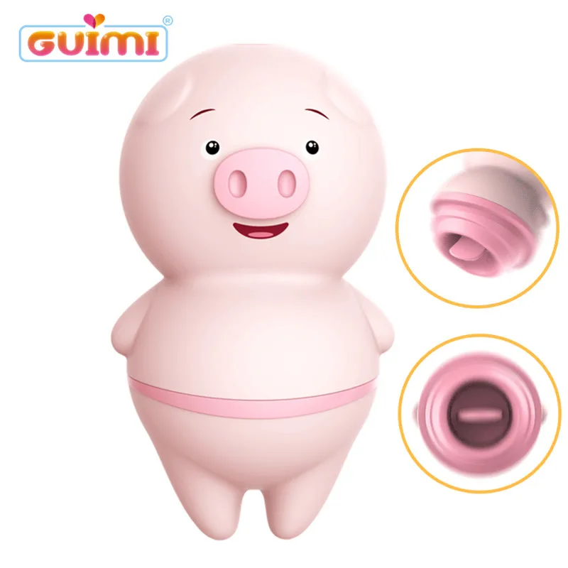 Клитора лизание вибратор с изображением милой свинки для мальчиков вибрирующий