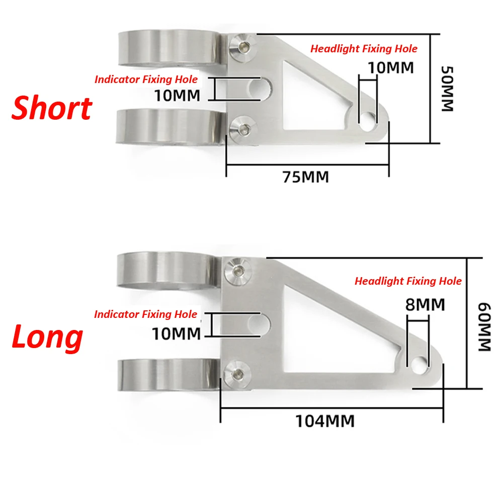 Универсальный кронштейн для мотоциклетной фары держатель поворотников ручной