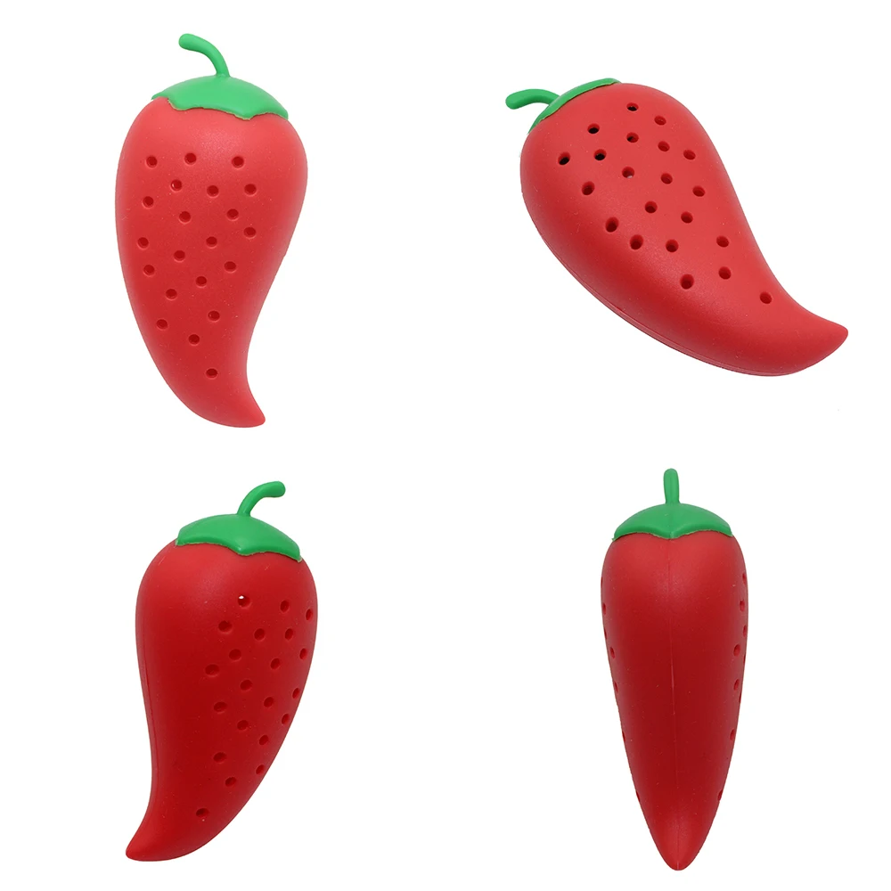 Creative Chili Spice Filter Stew Soup Silicone Tea Herbal Infuser Tool Seasoning Kit Kitchen Practical Gadgets | Дом и сад