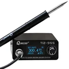 STM32 V2.1 S T12-955 паяльная станция, электронный паяльник 1,3 дюймов, цифровая станция для пайки P9, ручка, русский язык