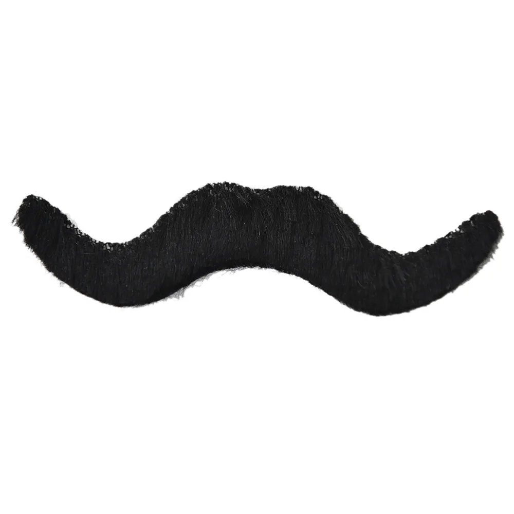 Costume Party Halloween Fake Mustache Moustache Funny Fake Beard Whisker Black Festival Party Novelty Supplies 12PCS/Set images - 6