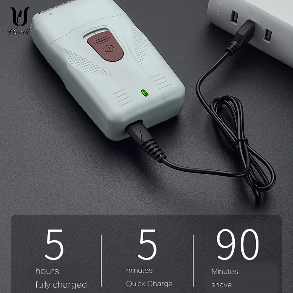 Беспроводная перезаряжаемая Бритва для бороды с зарядкой от USB | Бытовая техника