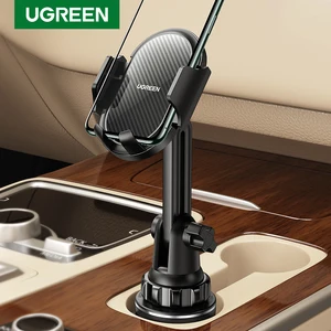 ugreen car cup phone holder for mobile phone stand in car phone holder stand for iphone huawei samsung mobile phone accessories free global shipping