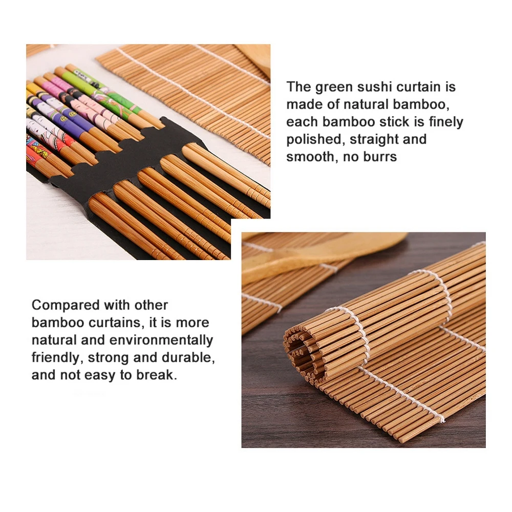 13 шт./компл. искусственная бамбуковая занавеска для суши своими руками рисовые