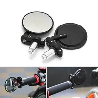 80 hot sales 1 pair 78inch universal round handlebar end motorcycle rearview side mirror