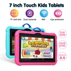 Детские планшеты Q88 Touch, 7-дюймовый IPS экран, разрешение 1024*600, 2 ГБ + 16 ГБ, Android, поддержка Wi-FiBT, планшетный ПК для детей