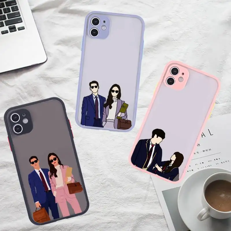 

The Penthouse War in Life Phone Case For iPhone 12 11 Mini Pro XR XS Max 7 8 Plus X Matte transparent Gray Back Cover