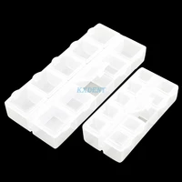 1pcs 10 holes dental storage box with individual caps for orthodontic bracketsbuccal tubesbands parts case dentistry tools