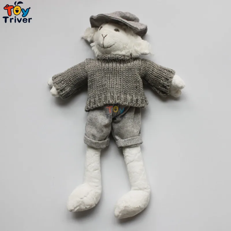 Кавайная овечка ягненок вязаные плюшевые игрушки ручной работы мягкие животные