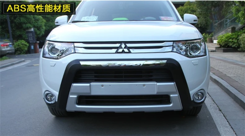 Для автомобильного бампера для Mitsubishi Outlander 2013. бампер высокого качества ABS передний+ задний авто аксессуары