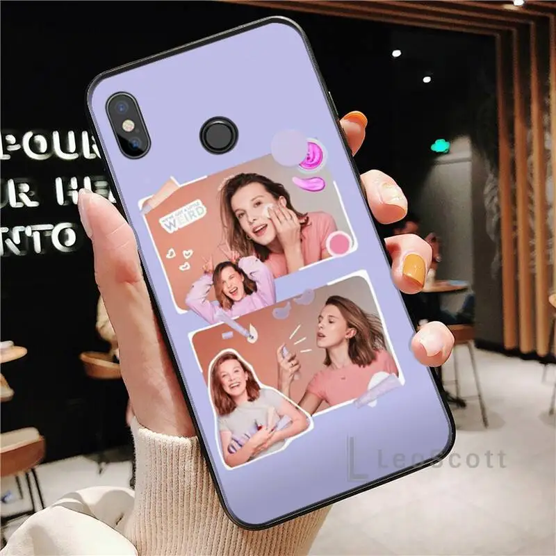 

Millie Bobby Brown Phone Case For Xiaomi Redmi Note 4 4x 5 6 7 8 pro S2 PLUS 6A PRO