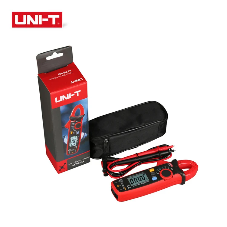 

UNI-T UNI T UT210E True RMS Mini Digital Clamp Meters AC/DC Current Voltage Auto Range VFC Capacitance Non Contact Multimeter