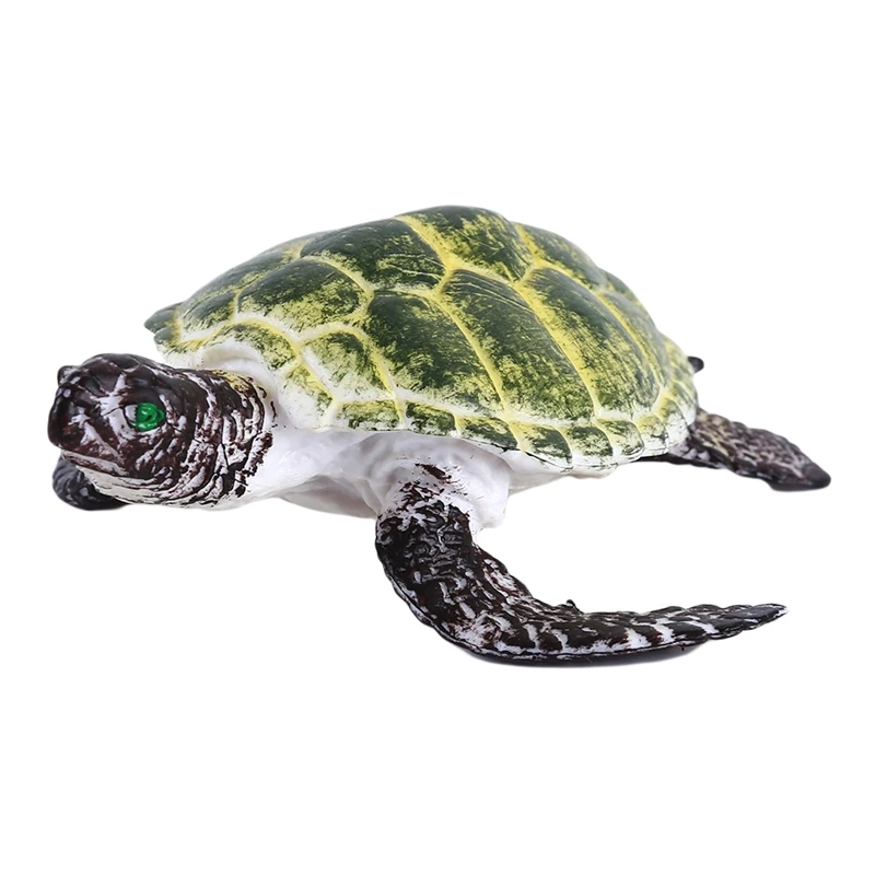 

Plastic Solid Sea Turtle Figurine hand-made Model Sand Table Model Toy Hand-made Simulation Toys Kids Gift