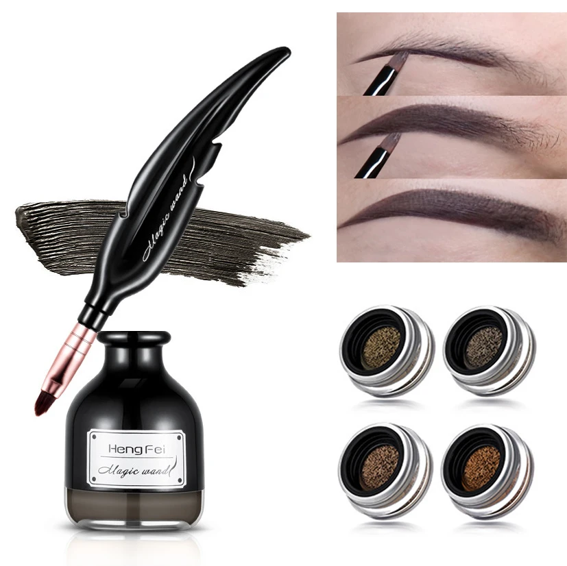 Крем-краска для бровей стойкая татуировка хна ТИНТ пигментные глаза