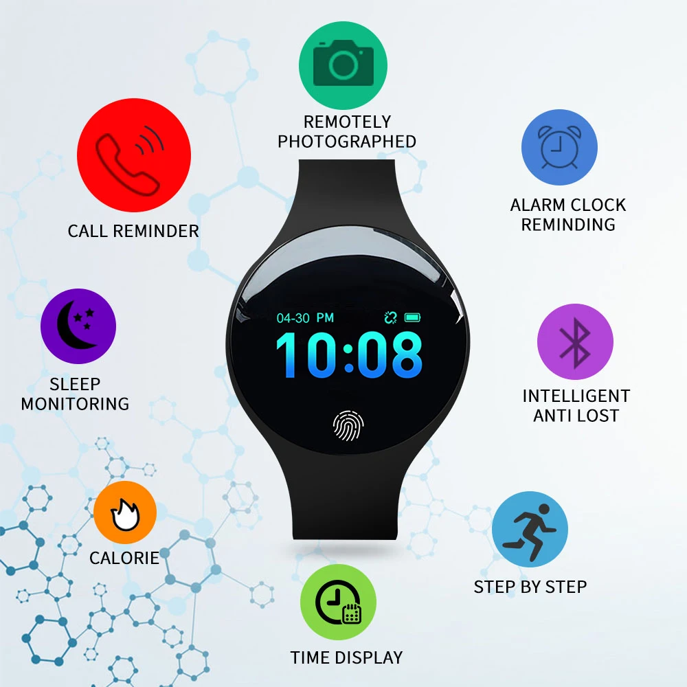 

SANDA Brand Women Sport Watches Waterproof Calorie Pedometer Bracelet Luxury Sleep Monitor GPS Smart Wristwatch For Android IOS