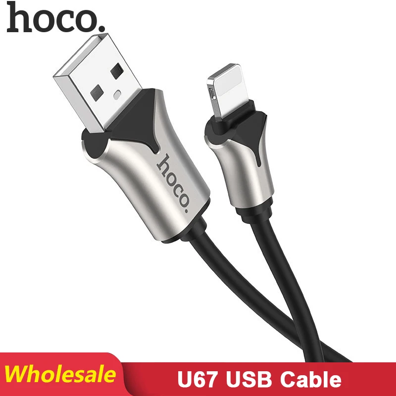 HOCO U67 10 шт./лот оптовая продажа Прочный USB-кабель 1 2 м для iPhone Кабель Micro-для Samsung