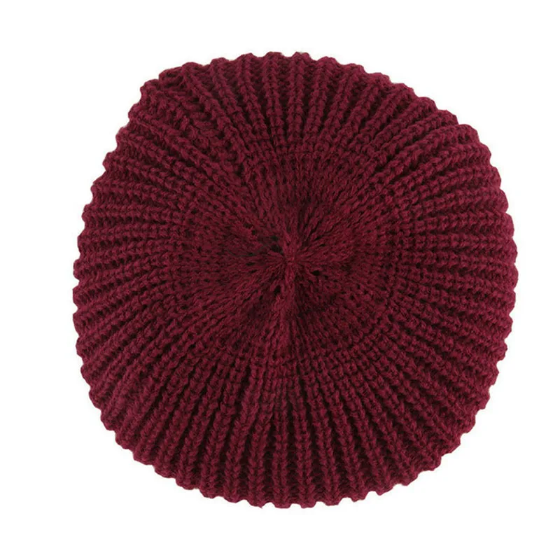 Унисекс шикарная мужская женская теплая зимняя вязаная шапка с черепом