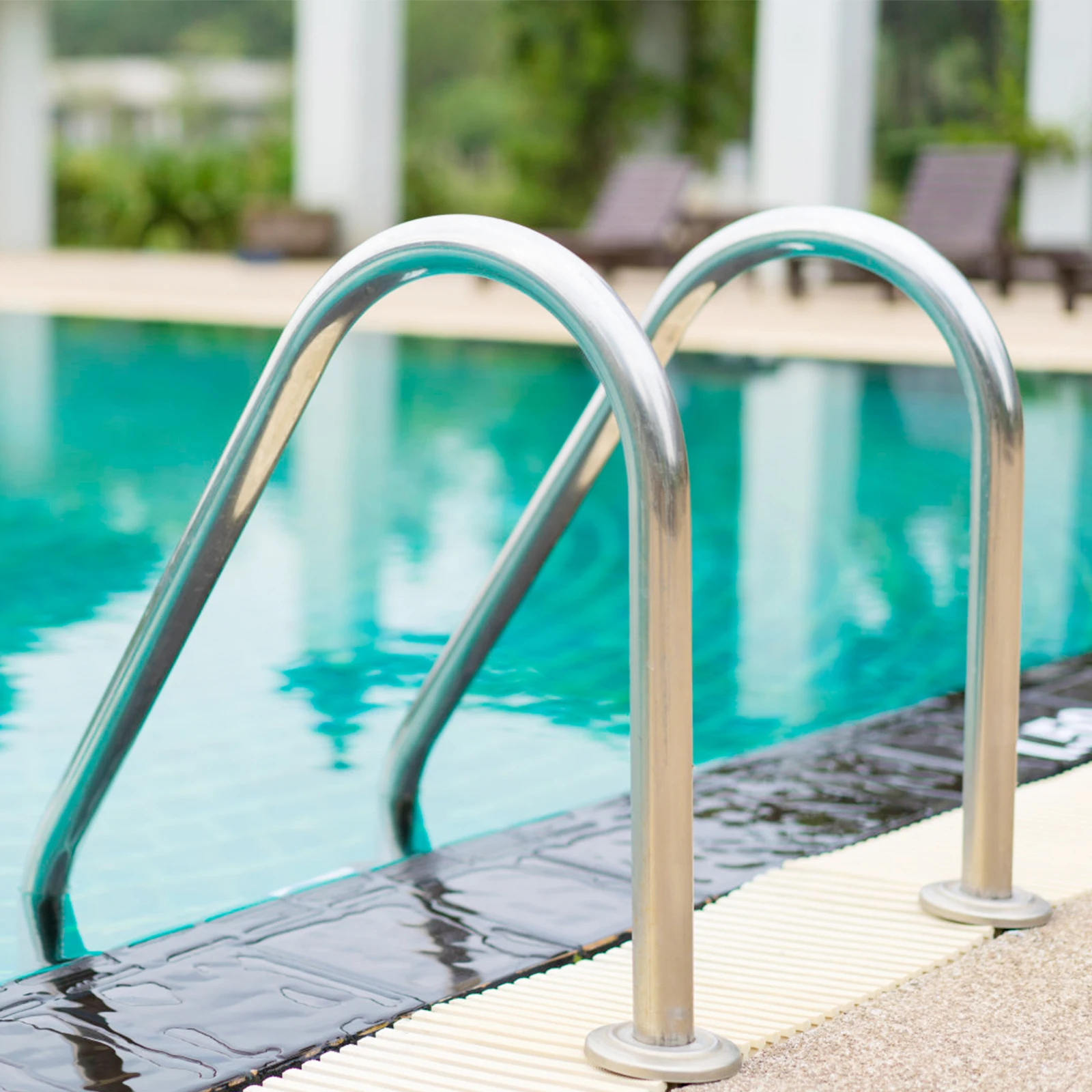 Costway-Barandilla de escalera para piscina, barandilla de 3 escalones de acero inoxidable, BA7722-2