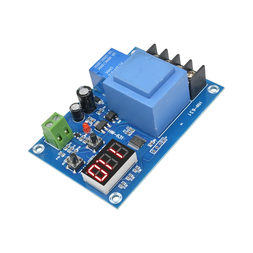 Цифровой светодиодный модуль с ЧПУ для контроля заряда литиевых батарей питания