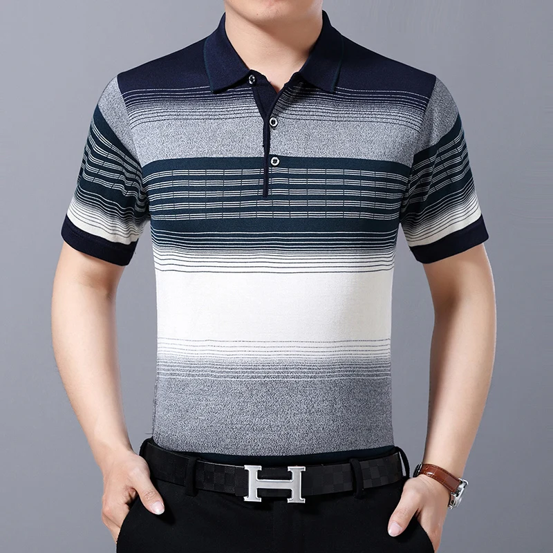 Красивый летний детский комплект одежды с коротким рукавом трикотажная рубашка