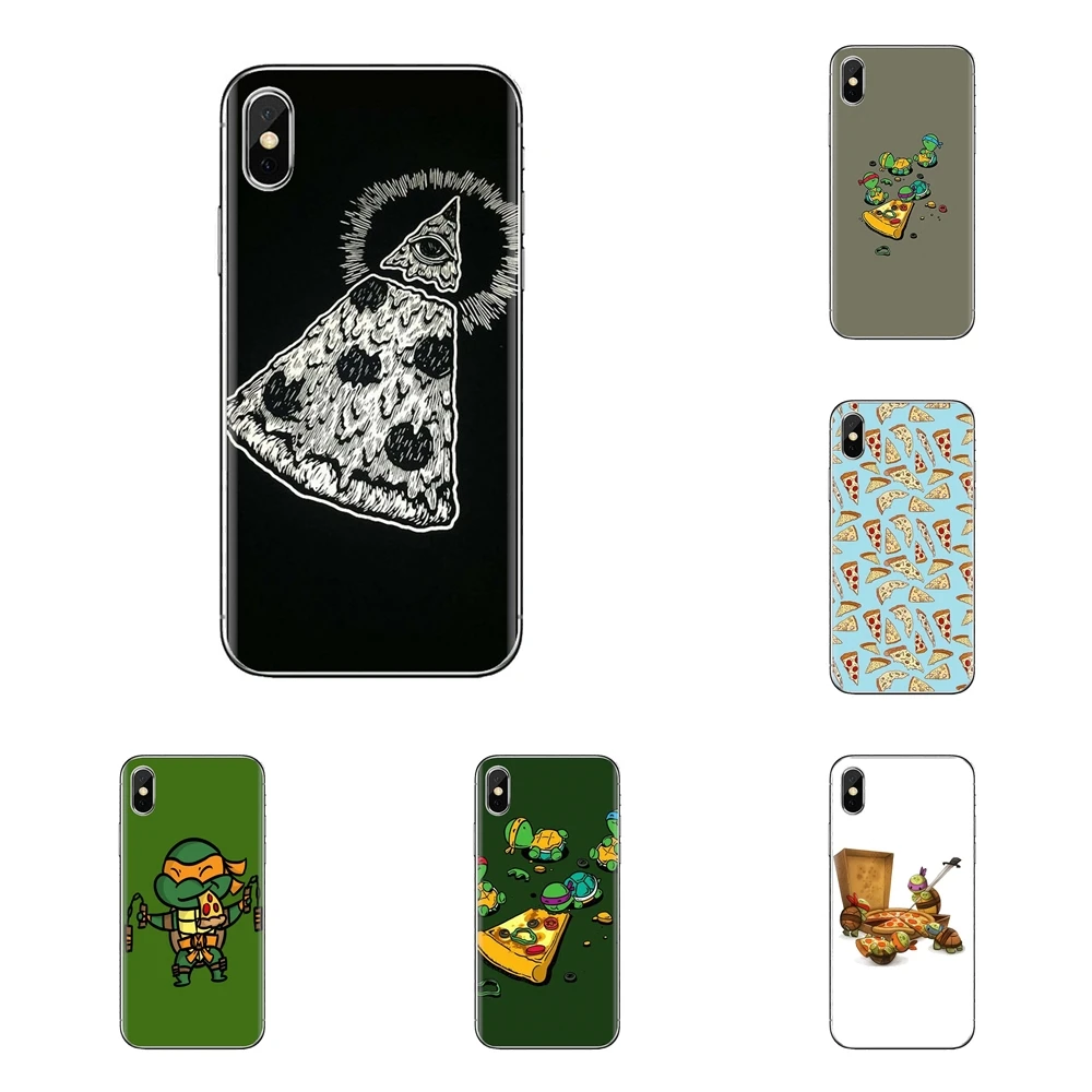 For Huawei Mate Honor 4C 5C 5X 6X 7 7A 7C 8 9 10 8C 8X 20 Lite Pro Small Turtles Eat Pizza Soft Transparent Cases Covers |