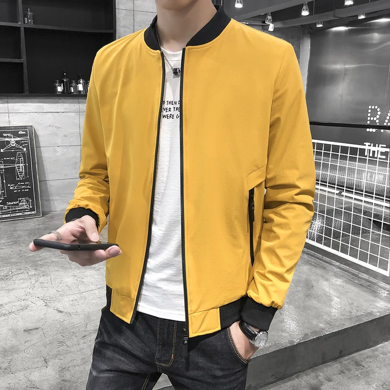 Куртка мужская 2019 новая весна и осень большой размер мужской пиджак простой