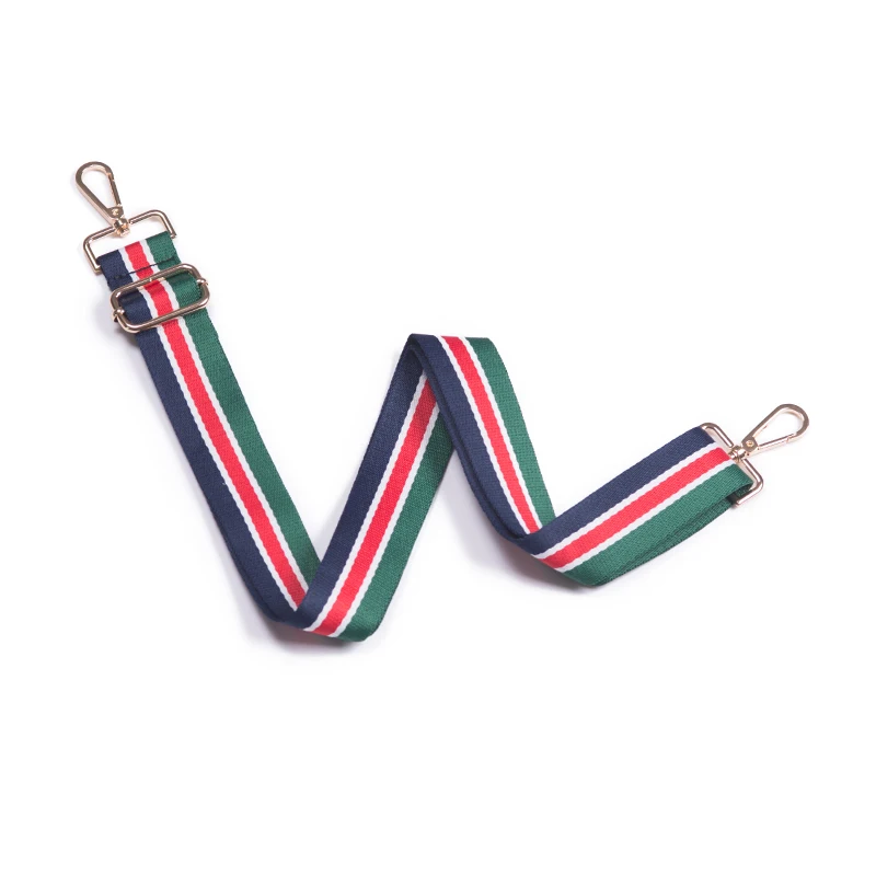 Ellovado New Style Striped Shoulder Bag Strap Bag Handles DIY Replacement Purse Handle for Handbag Belts Strap Bag Accessories