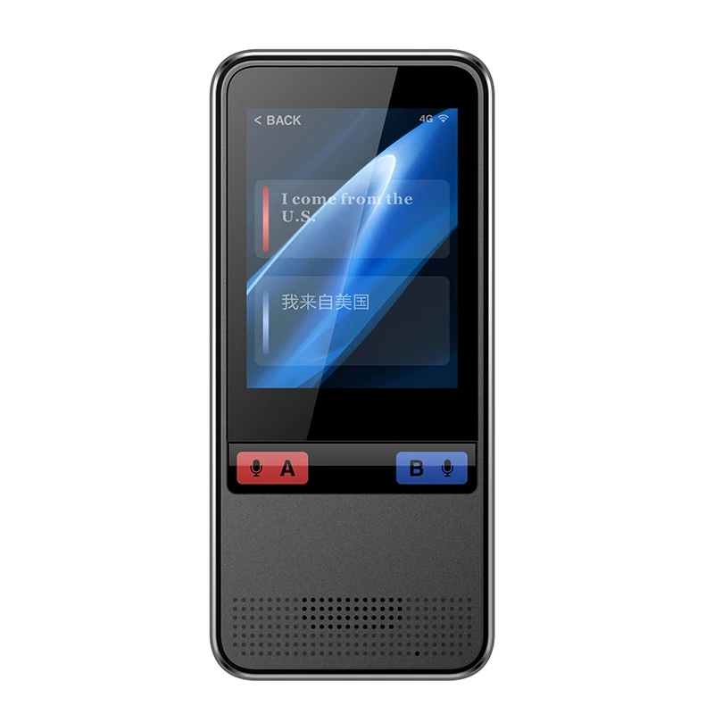 Hot Smart Voice Language Translator Device Real-Time Two-Way Offline Speech/Text Wifi Ips Press Sn Multi-Languages | Электроника