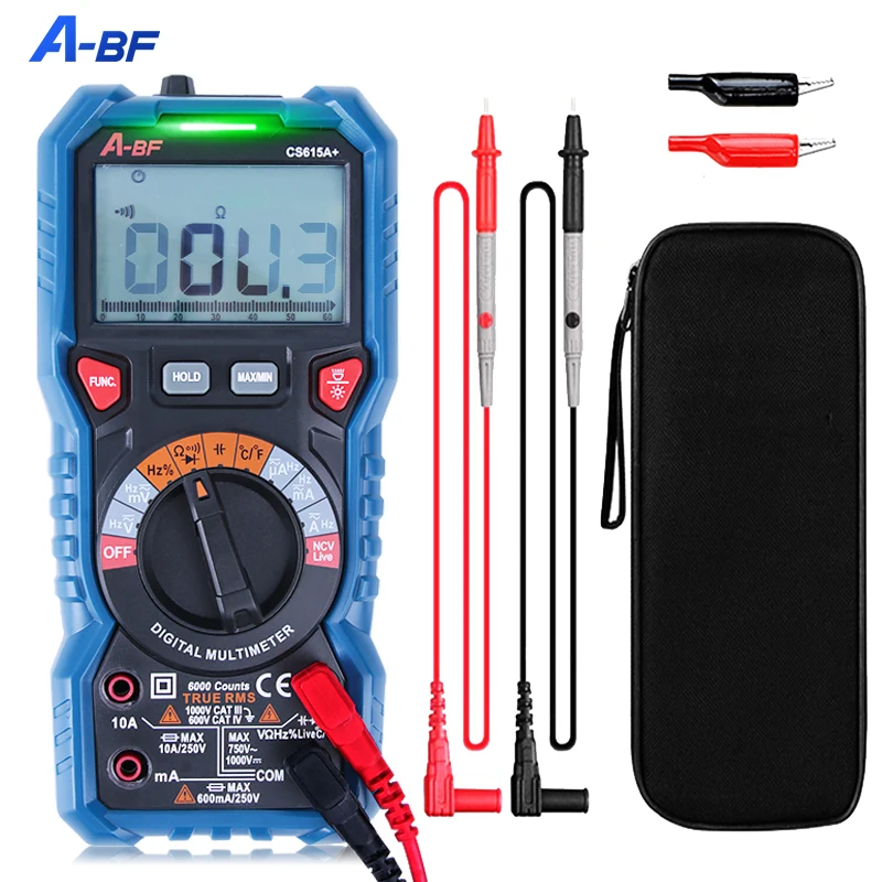 Цифровой мультиметр RMS с автоматическим диапазоном портативный высокой