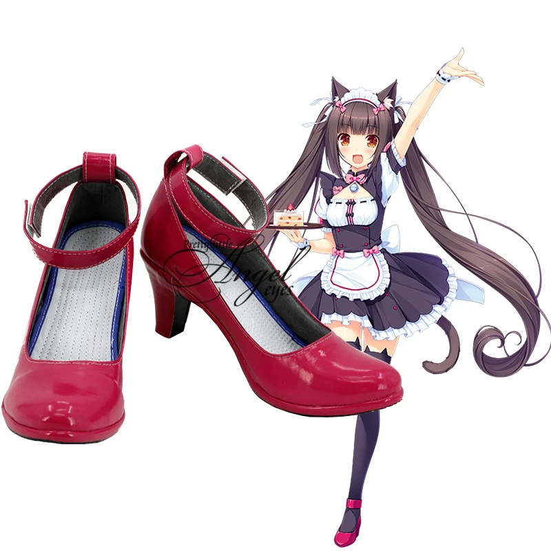 Love Development Game Nekopara chocolat vanilla Cosplay Party Shoes Custom Made | Тематическая одежда и униформа