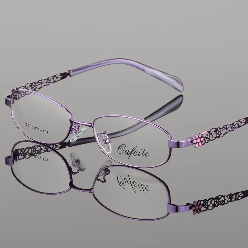 Новые женские полный рамка оправы для очков Линзы половинчатая оправа