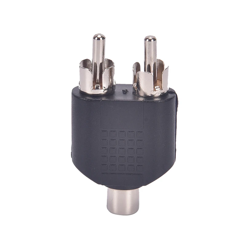 Наушников аудио адаптер конвертер удио видео разъем разъемов Y разветвитель RCA 3 5