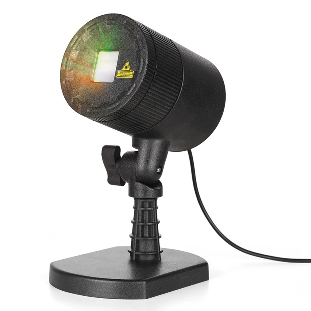 Snowfall Laser Projector Lights Outdoor Red Green Laser Landscape Projection LED Lamp with Moving Animation Decor for Garden