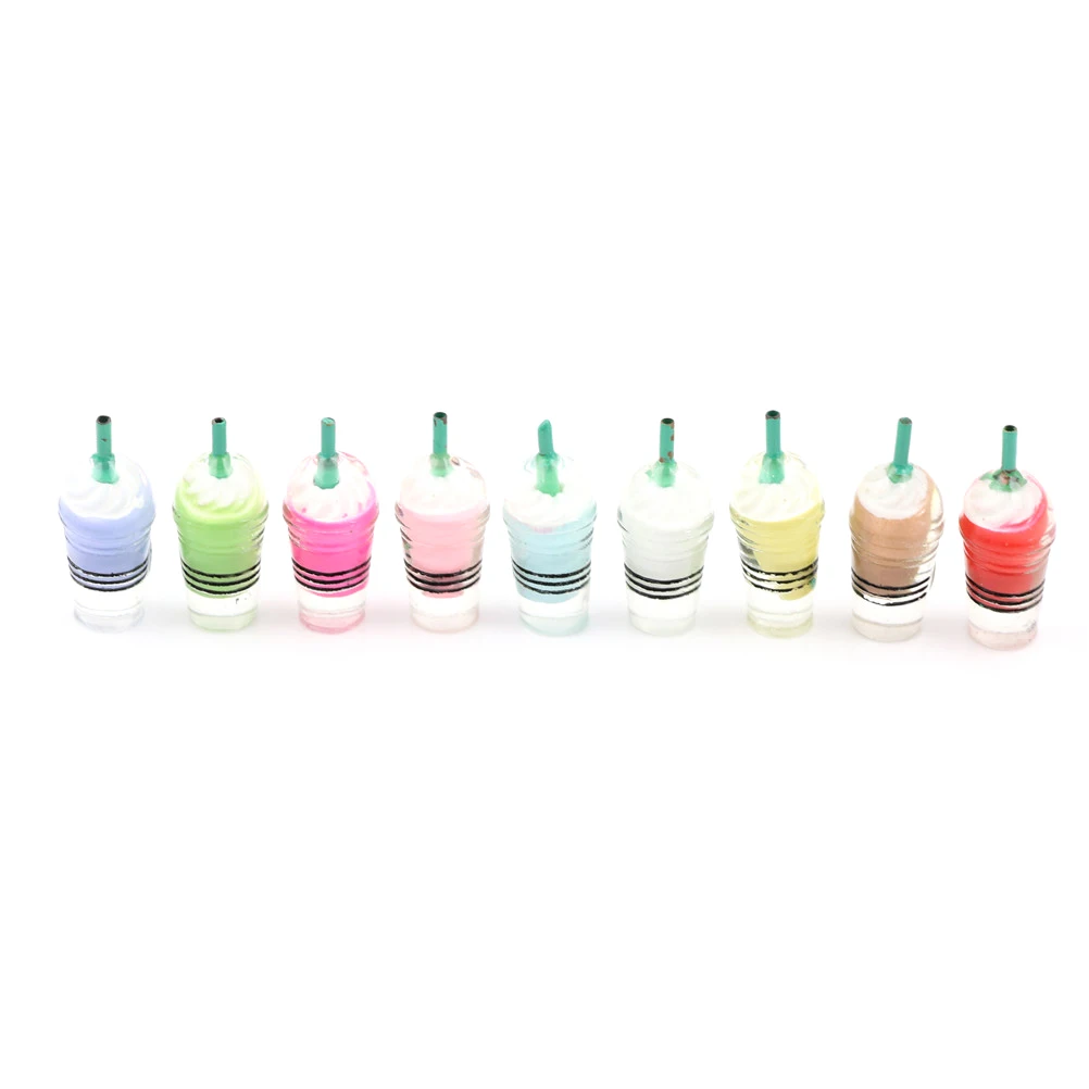 

New Cute 2PCS Miniature Dollhouse Small Coffee Cup Kitchen Room Food Drink Decoration Doll Accessories