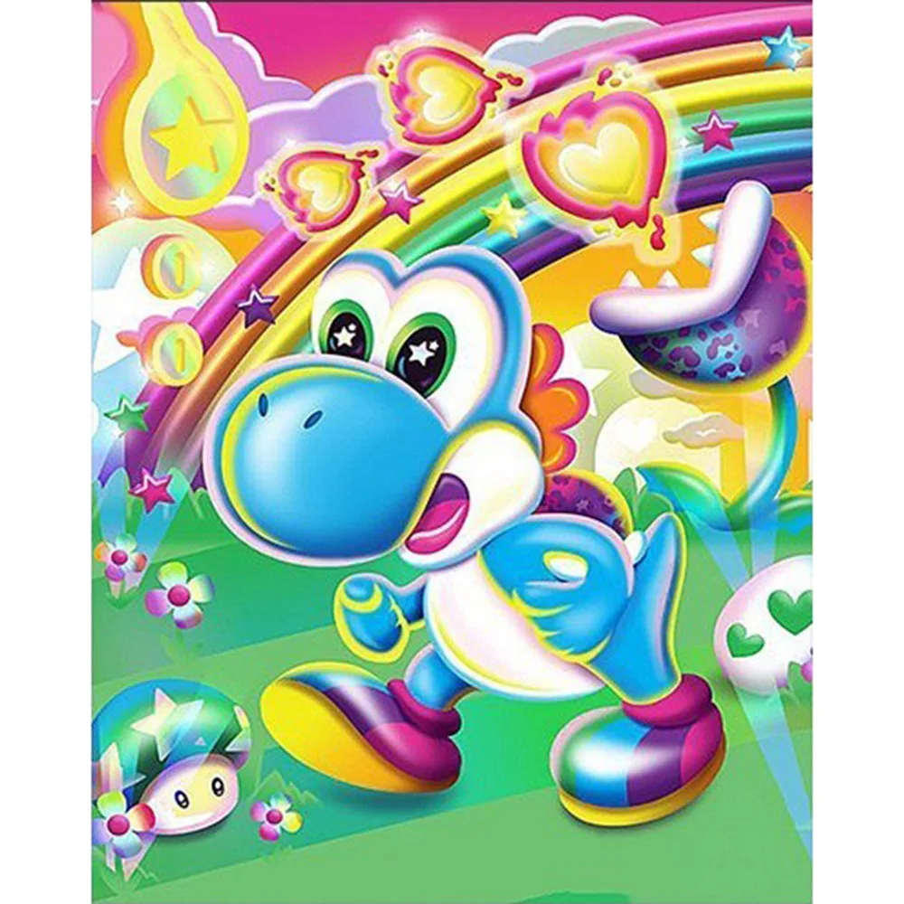 

Алмазная живопись, мультяшный дракон, фотография с Стразы 5D, алмазная вышивка своими руками, Детские декоративные подарки