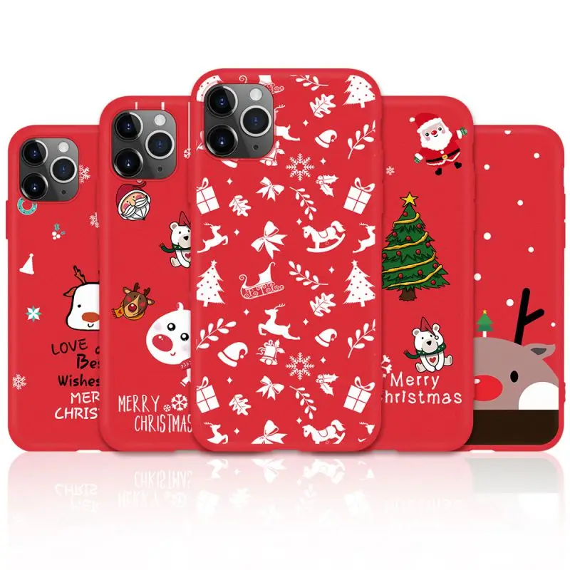 Новинка милый чехол для телефона Рождественские Элементы чехлы IPhone 11 Pro модный