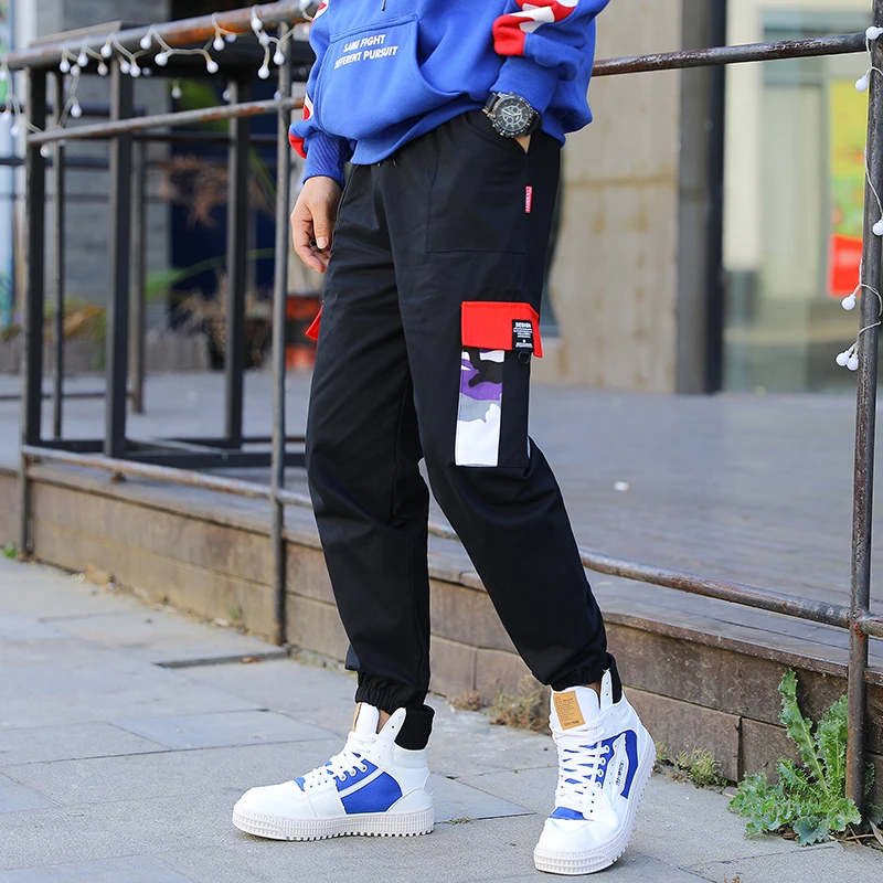 

Autumn Men's Street Fitness Hip-Hop Sweatpants Pocket Fashion Casual Jogging Pants