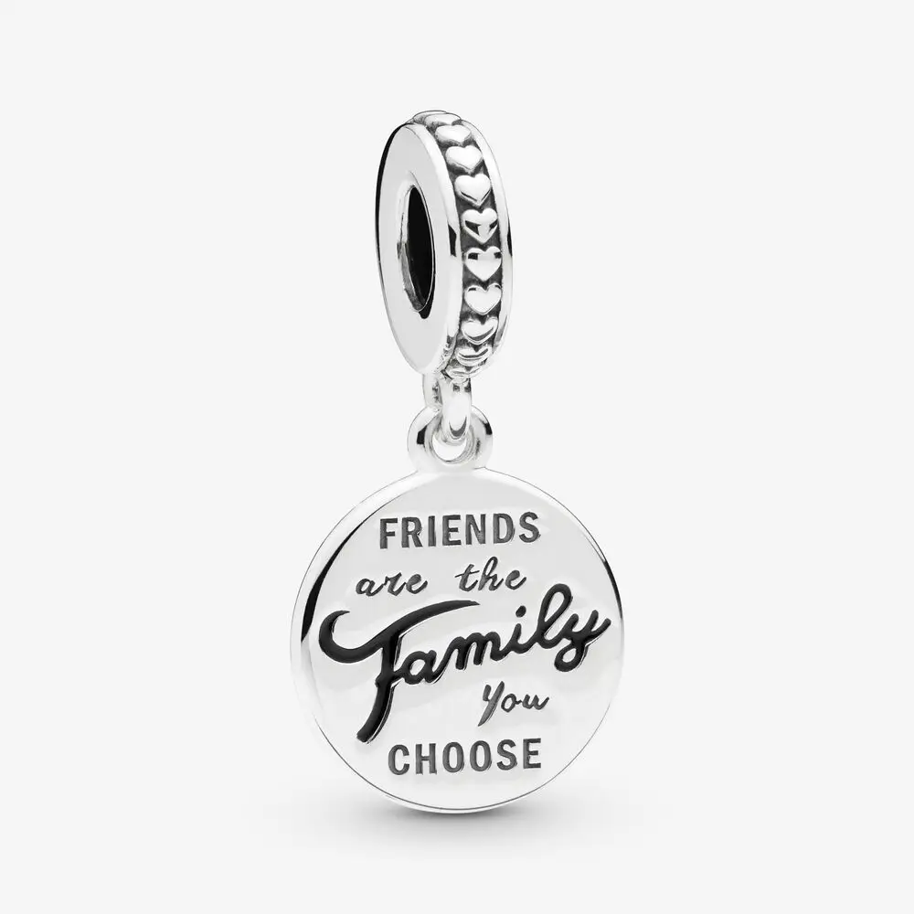 B028 Очаровательный браслет Pandora, 925 пробы, серебряный, друг, королева, 21, 40, 50, 60, подвеска, Шарм из бисера, сделай сам, для изготовления ювелирных изделий, Berloque - Цвет: B028