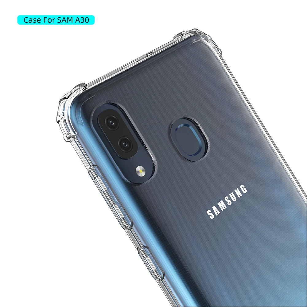 Силиконовый прозрачный чехол из ТПУ для Samsung Galaxy A60 A70 A50 A40 A30 A20 A10 A9Star A8Star A260 тонкий