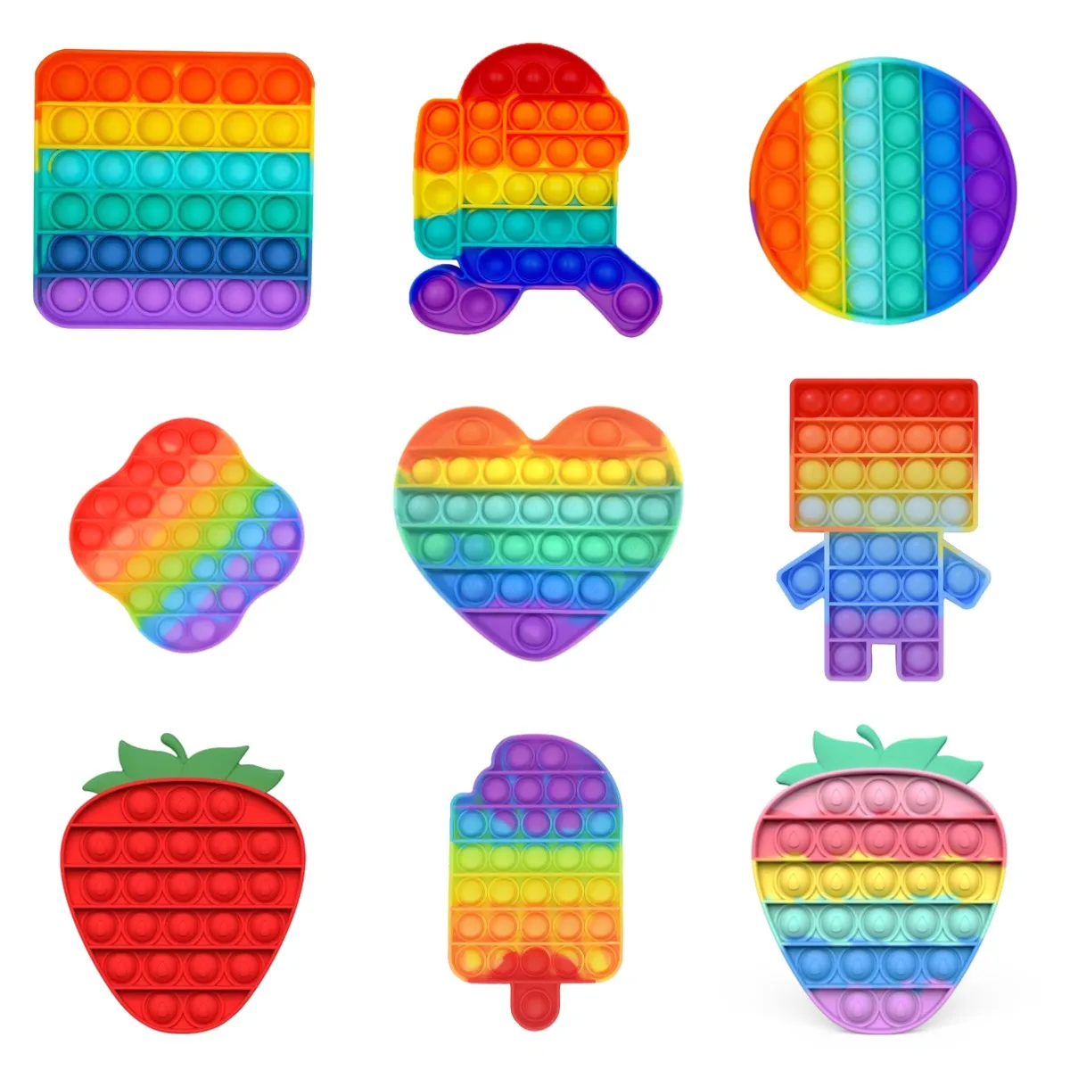 Игрушка-антистресс для детей и аутистов в виде клубники | Игрушки хобби