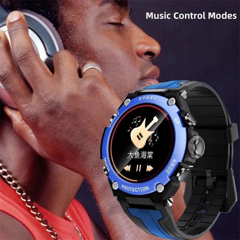 LIGE 2021 Новые смарт часы браслет для мужчин женщин Bluetooth музыкальный плеер IP68